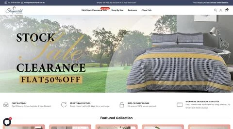 Sleepworld Australia: website